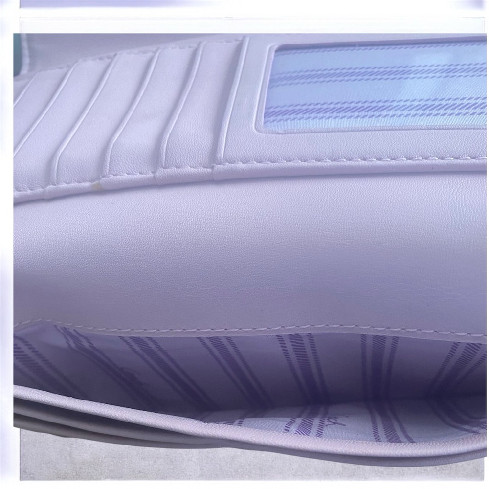 Y2K Coach Penelope Black Glove Leather Trifold Wallet - Picture 5 of 6